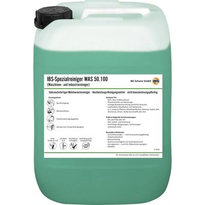 IBS Scherer Industrieller Reiniger WAS 50.100 - pH < 11,5 - 20L IBS Scherer Industrieller Reiniger WAS 50.100 - pH < 11,5 - 20L