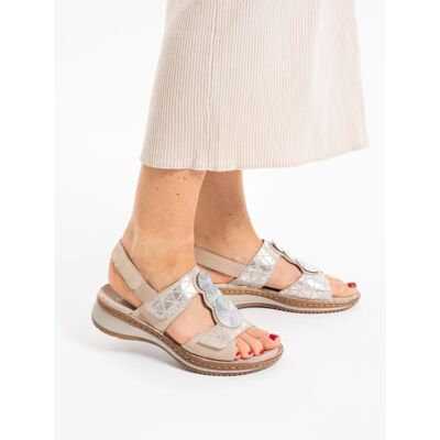 Ara HAWAII Beiga velourläder sandaler - Sandaler Ara HAWAII Beiga velourläder sandaler - Sandaler
