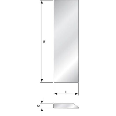 Guhdo - 510x35x3 - HSS Schnellarbeitsstahl Guhdo - 510x35x3 - HSS Schnellarbeitsstahl
