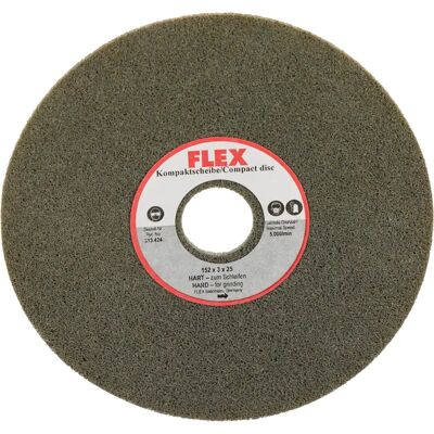 Disco abrasivo Flex - 152x3x25 mm - Grano duro per levigatura, morbido per lucidatura Disco abrasivo Flex - 152x3x25 mm - Grano duro per levigatura, morbido per lucidatura