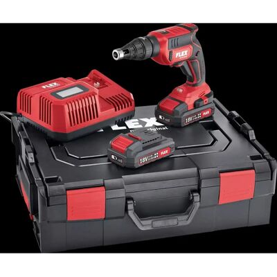 Flex, 18V Akku-Schrauberset - Langlebig, Ergonomisch, LED Flex, 18V Akku-Schrauberset - Langlebig, Ergonomisch, LED