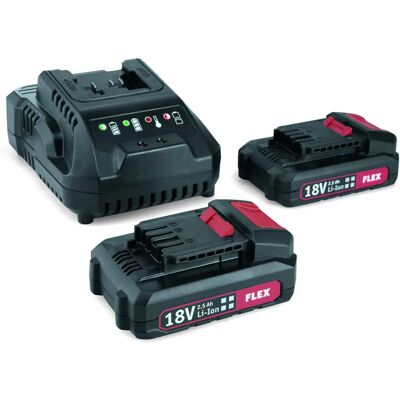Set di batterie FLEX P-SET 22Q 18V 2x2.5Ah Set di batterie FLEX P-SET 22Q 18V 2x2.5Ah