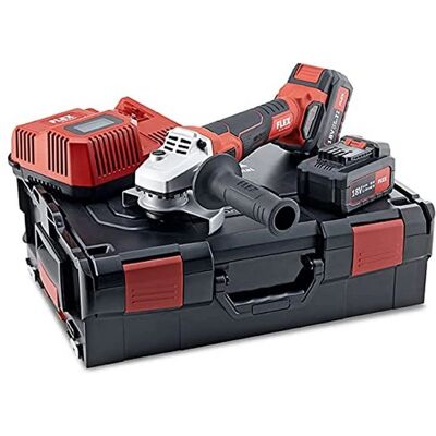 Flex Winkelschleifer - 125mm, bürstenlos, 18V, mit 2x 5.0Ah Akkus Flex Winkelschleifer - 125mm, bürstenlos, 18V, mit 2x 5.0Ah Akkus