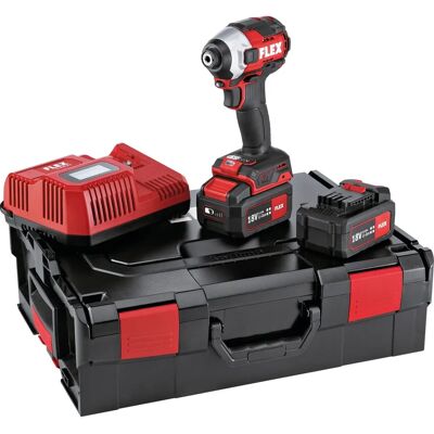 Flex Atornillador de impacto - 18V, 2 baterías, compacto, alto par Flex Atornillador de impacto - 18V, 2 baterías, compacto, alto par