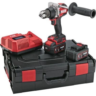 Taladro inalámbrico FLEX 18V - 2 velocidades, Turbo, LED, Mandril metálico Taladro inalámbrico FLEX 18V - 2 velocidades, Turbo, LED, Mandril metálico