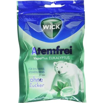 Wick Eukalyptus Zuckerfreie Bonbons Wick Eukalyptus Zuckerfreie Bonbons