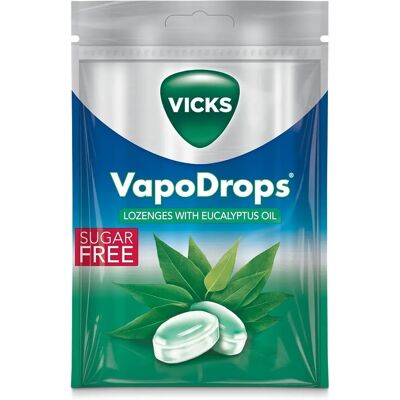 Vicks VapoDrops Lemon & Menthol 72g - Lozenges Vicks VapoDrops Lemon & Menthol 72g - Lozenges