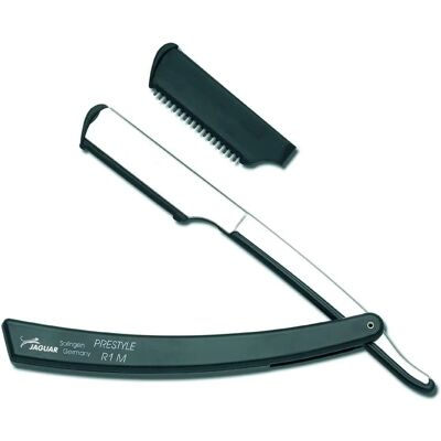 Rasoio dritto Jaguar Pro R1 M - Nero - Qualità tedesca Rasoio dritto Jaguar Pro R1 M - Nero - Qualità tedesca