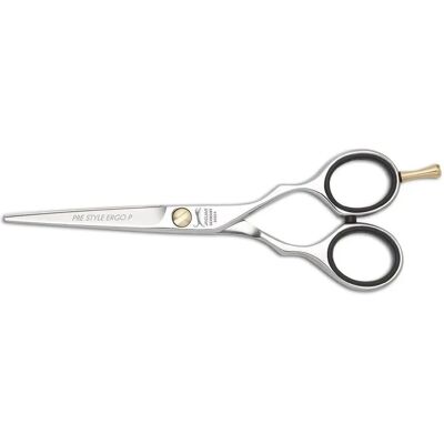 Jaguar PreStyle Ergo Polished 5.5" Hairdressing Scissors - Serrated Silver Jaguar PreStyle Ergo Polished 5.5" Hairdressing Scissors - Serrated Silver