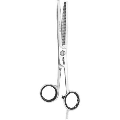 Jaguar Silber Friseurschere - Offset Griff 5,5" Schere zum Ausdünnen Jaguar Silber Friseurschere - Offset Griff 5,5" Schere zum Ausdünnen