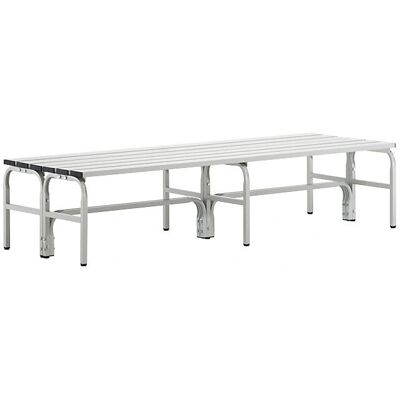 Sypro Aluminiums-Schließbank - Doppelseitig, 1500mm, Hellgrau Sypro Aluminiums-Schließbank - Doppelseitig, 1500mm, Hellgrau