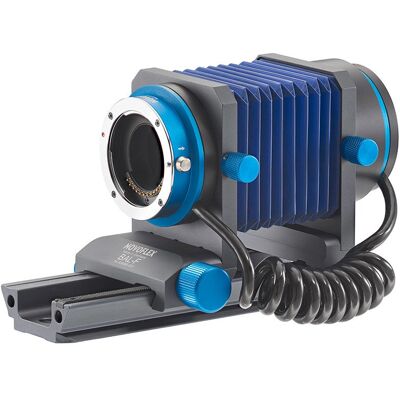 Adaptateur d'objectif de caméra Novoflex BAL-MFT - Dispositif à soufflet automatique pour MFT - Publicité Adaptateur d'objectif de caméra Novoflex BAL-MFT - Dispositif à soufflet automatique pour MFT - Publicité