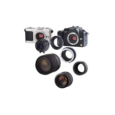 Novoflex Nikon-Objektivadapter für Micro Four Thirds - Schwarz/Silber Novoflex Nikon-Objektivadapter für Micro Four Thirds - Schwarz/Silber