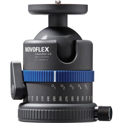 Tête de trépied Novoflex CB5 II - Boule Universelle, Noir, Bleu - Publicité Tête de trépied Novoflex CB5 II - Boule Universelle, Noir, Bleu - Publicité