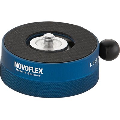 Novoflex MiniConnect MR Montageplatte - Klein, Schwarz/Blau Novoflex MiniConnect MR Montageplatte - Klein, Schwarz/Blau