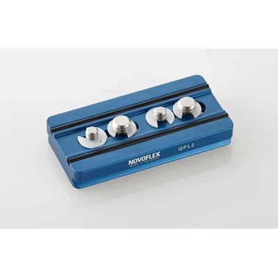 Novoflex QPL 2 Schnellwechselplatte - Stativ Zubehör Blau Novoflex QPL 2 Schnellwechselplatte - Stativ Zubehör Blau