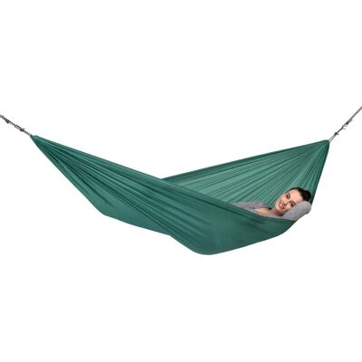 Amazonas Green Travel Hammock - Travel Set with Rope & Hooks Amazonas Green Travel Hammock - Travel Set with Rope & Hooks