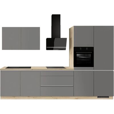 IMPULS KÜCHEN Dublin Küche - Schiefer Anti Fingerprint - 340cm IMPULS KÜCHEN Dublin Küche - Schiefer Anti Fingerprint - 340cm