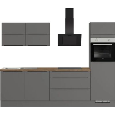 IMPULS KÜCHEN - Toledo - Grafit Anti Fingerprint front - Kitchen unit IMPULS KÜCHEN - Toledo - Grafit Anti Fingerprint front - Kitchen unit