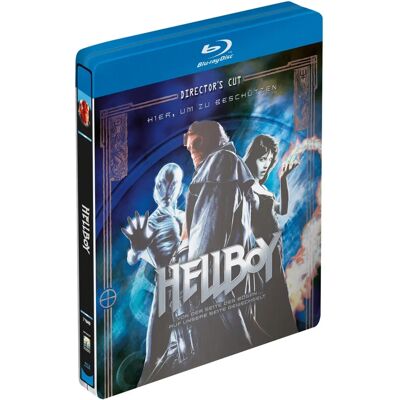 Guillermo del Toro Hellboy Steelbook - Film Blu-ray - Publicité Guillermo del Toro Hellboy Steelbook - Film Blu-ray - Publicité