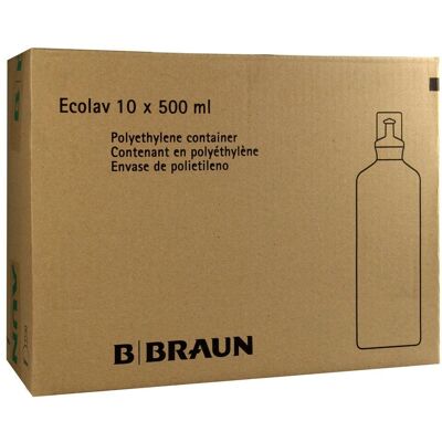Kochsalzlösung 0,9% B. Braun Ecolav - 500ml Kochsalzlösung 0,9% B. Braun Ecolav - 500ml