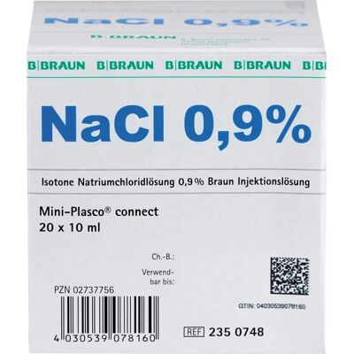 Braun Miniplasco connect Kochsalzlösung 0,9% 20x10ml Braun Miniplasco connect Kochsalzlösung 0,9% 20x10ml