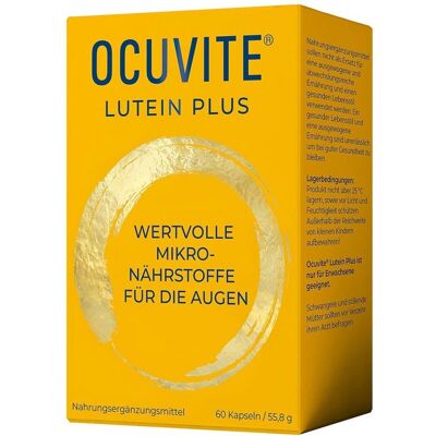 Dr. Gerhard Mann - Chemisch-pharmazeutische Fabrik GmbH Ocuvite Lutein Plus Kapseln 60 St Dr. Gerhard Mann - Chemisch-pharmazeutische Fabrik GmbH Ocuvite Lutein Plus Kapseln 60 St