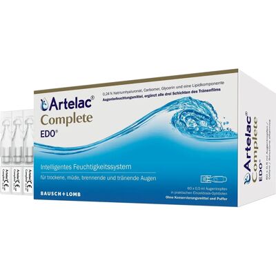 Artelac Complete EDO Augentropfen - Trockene & Tränende Augen Lösung Artelac Complete EDO Augentropfen - Trockene & Tränende Augen Lösung