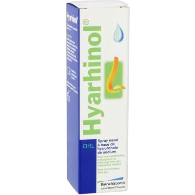 Spray nasal Hyarhinol de Bausch & Lomb - Humidificateur nasal - Publicité Spray nasal Hyarhinol de Bausch & Lomb - Humidificateur nasal - Publicité