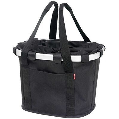 Panier vélo KLICKfix avant aluminium noir - Panier de vélo Panier vélo KLICKfix avant aluminium noir - Panier de vélo