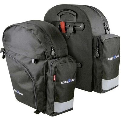 Rixen & Kaul KLICKfix Rucksack 42 - Hinterradtasche (2x21 L) schwarz Rixen & Kaul KLICKfix Rucksack 42 - Hinterradtasche (2x21 L) schwarz