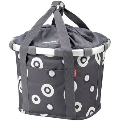 KLICKfix Bike Basket - Front Bicycle Basket 15L Black Grey White Anthracite KLICKfix Bike Basket - Front Bicycle Basket 15L Black Grey White Anthracite