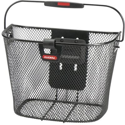 KLICKfix 0391KLIK Bicycle Bag - Front Basket Black KLICKfix 0391KLIK Bicycle Bag - Front Basket Black