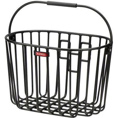 Klickfix Alumino Frontcykelkurv - 26L, Sort Klickfix Alumino Frontcykelkurv - 26L, Sort