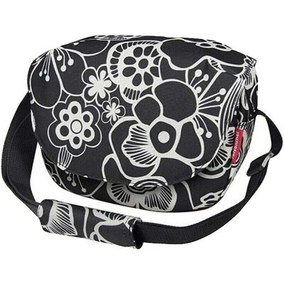 Sacoche vélo avant Klick-Fix avec fleurs blanches - Sac à vélo Sacoche vélo avant Klick-Fix avec fleurs blanches - Sac à vélo