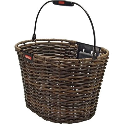 KLICKfix Structura Oval Fahrradkorb - Braun KLICKfix Structura Oval Fahrradkorb - Braun