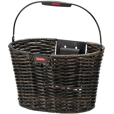 Cesto de Bicicleta Structura Ovalada - Marrón Oscuro - Cesta para Bicicleta Cesto de Bicicleta Structura Ovalada - Marrón Oscuro - Cesta para Bicicleta