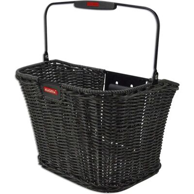 KLICKfix Structura Retro Fietsmand - 16L Zwart/Groen KLICKfix Structura Retro Fietsmand - 16L Zwart/Groen