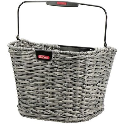 KLICKfix Structura Retro Fahrradkorb - Wasserdicht, Verstellbare Montageplatte KLICKfix Structura Retro Fahrradkorb - Wasserdicht, Verstellbare Montageplatte