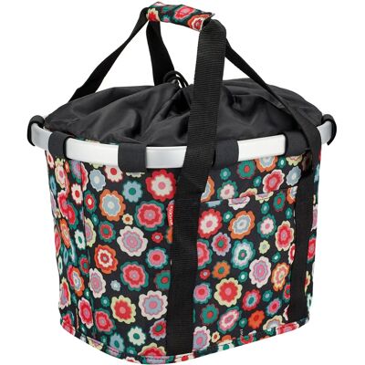 Klickfix Reisenthel Blumen Fahrradkorb - 15L, Schwarz Klickfix Reisenthel Blumen Fahrradkorb - 15L, Schwarz