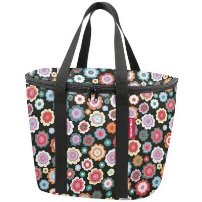 Rixen & Kaul Panier de vélo - Sacoche thermo 16L - fleurs joyeuses - Publicité Rixen & Kaul Panier de vélo - Sacoche thermo 16L - fleurs joyeuses - Publicité