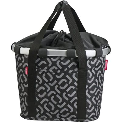 Cesta de bicicleta KLICKfix Reisenthel - 15L Negra elegante Cesta de bicicleta KLICKfix Reisenthel - 15L Negra elegante