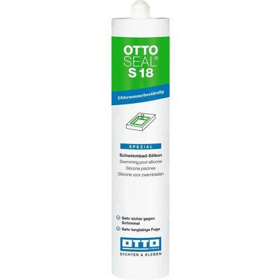 OTTOSEAL S18 Silicone pour Piscine - Silicone Résistant - Publicité OTTOSEAL S18 Silicone pour Piscine - Silicone Résistant - Publicité
