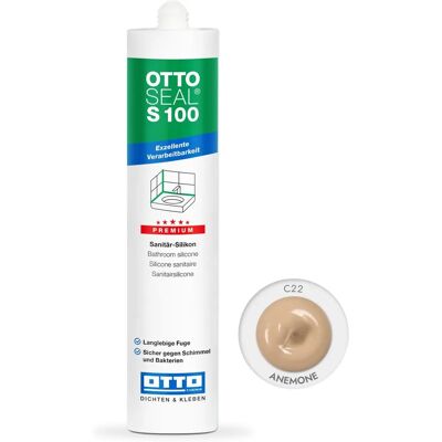 OTTOSEAL - S100 - Anémone - 300ml - Silicone sealant - Publicité OTTOSEAL - S100 - Anémone - 300ml - Silicone sealant - Publicité