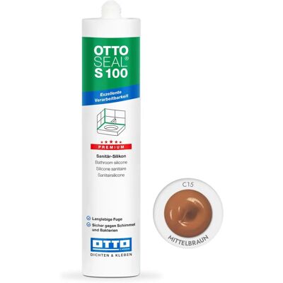 Silicone Sealant OTTOSEAL S100 - Premium, Mould & Bacteria Resistant, 300ml - Publicité Silicone Sealant OTTOSEAL S100 - Premium, Mould & Bacteria Resistant, 300ml - Publicité