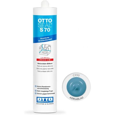 OTTOSEAL - S70 - Pierre Naturelle - Mastic Silicone - Publicité OTTOSEAL - S70 - Pierre Naturelle - Mastic Silicone - Publicité