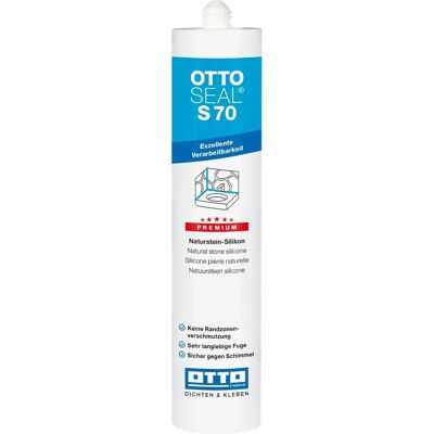 OTTOSEAL S70 Silicone Pierre Naturelle Premium 310ml Beige Grès - Publicité OTTOSEAL S70 Silicone Pierre Naturelle Premium 310ml Beige Grès - Publicité