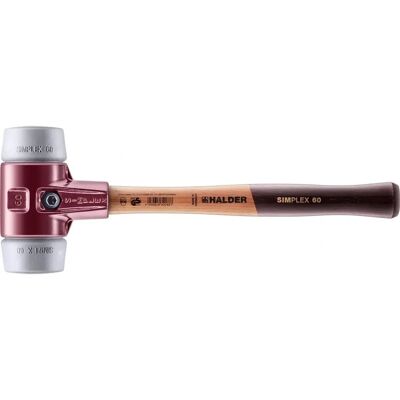 Martillo Simplex Halder D=60 mm - Hierro maleable y mango de madera Martillo Simplex Halder D=60 mm - Hierro maleable y mango de madera