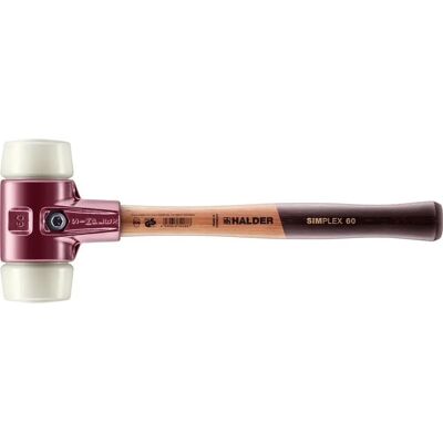 Halder - Martello Simplex - Nylon, 60 mm, Ghisa, Manico in legno Halder - Martello Simplex - Nylon, 60 mm, Ghisa, Manico in legno