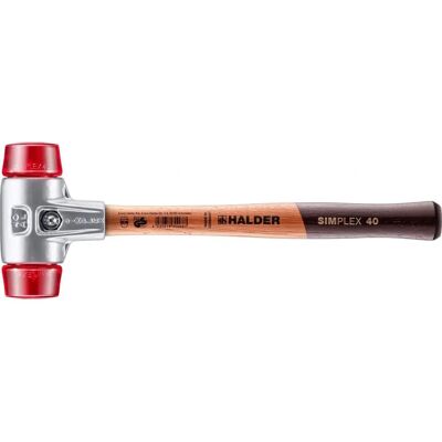 Martillo de impacto Halder Modelo 3106.040 - 40mm - Acero/Aluminio/Madera Martillo de impacto Halder Modelo 3106.040 - 40mm - Acero/Aluminio/Madera